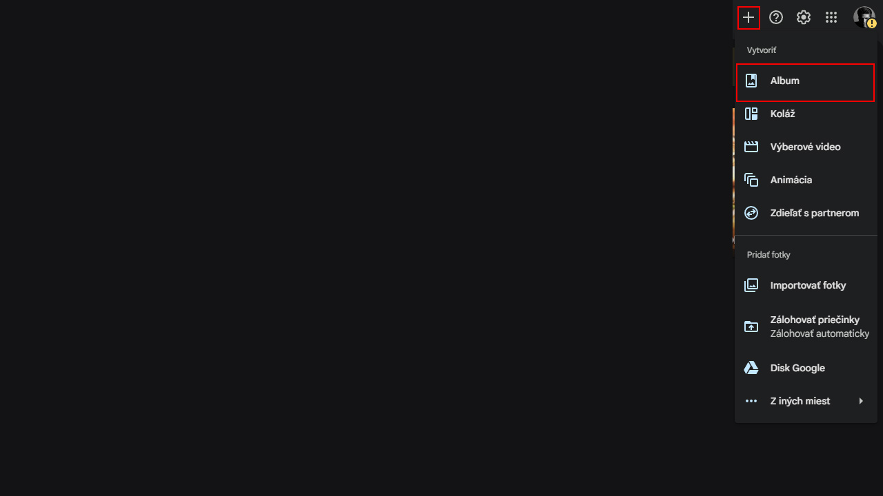 Ako vytvoriť album v Google Fotkách?