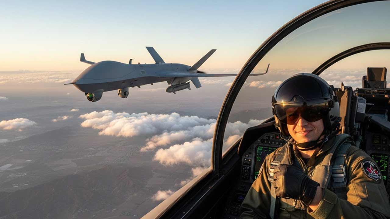 Northrop Grumman predstavil AI wingmana Talon, ktorý bude lietať popri pilotoch stíhačiek