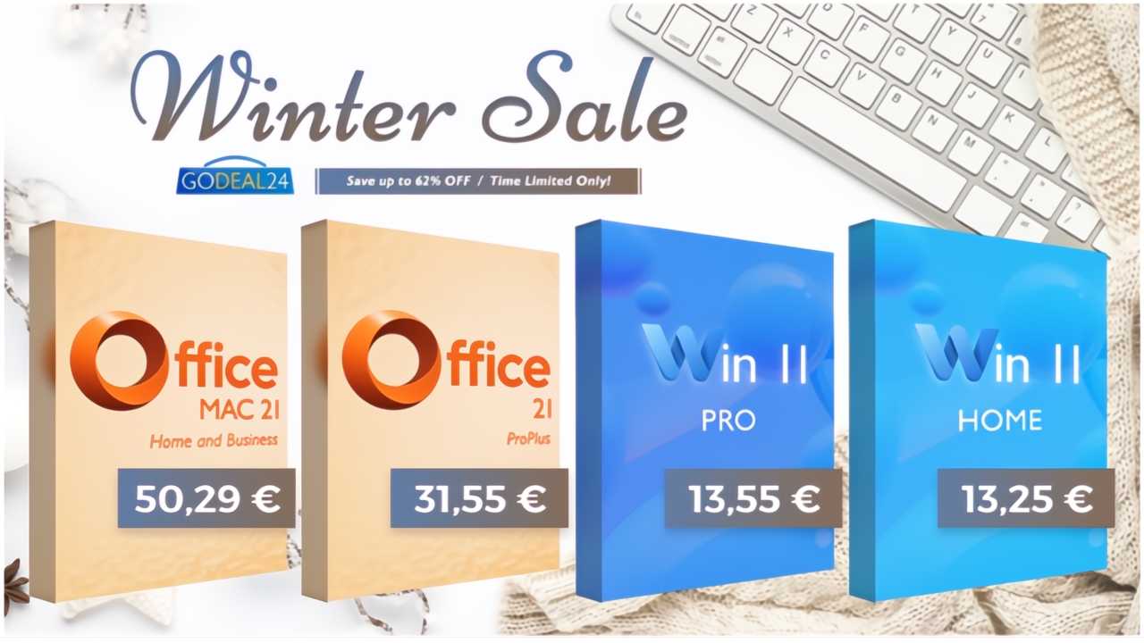 GoDeal 24 ponuka Windows a Office klucov