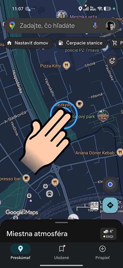 Google Mapy ponúkajú tieto jednoduché gestá na ovládanie počas jazdy