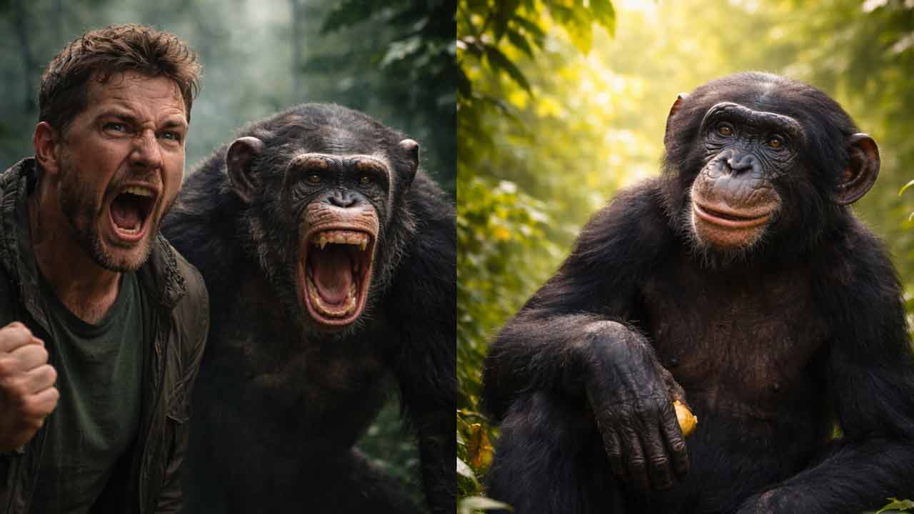 Bonobo šimpanzy sú jediným primátom na Zemi, ktorý nezabíja vlastných