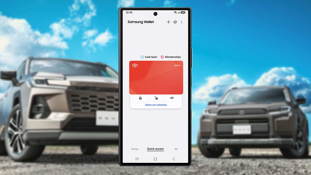 Samsung a Toyota predstavujú digitálny kľúč od auta v aplikácii Samsung Wallet