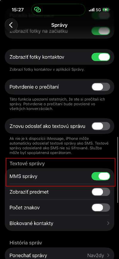 vypnutie MMS na iPhone telefonevypnutie MMS na iPhone telefone