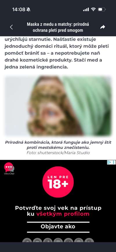web s reklamou
