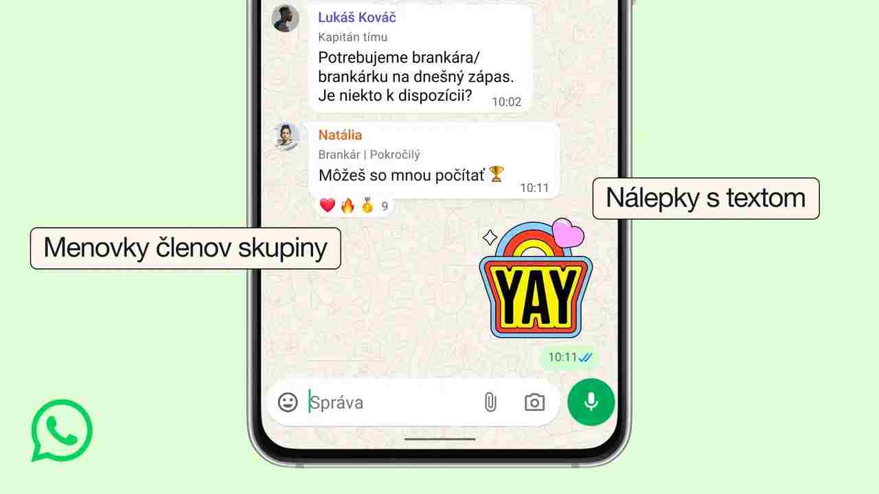 whatsapp menovky clenov