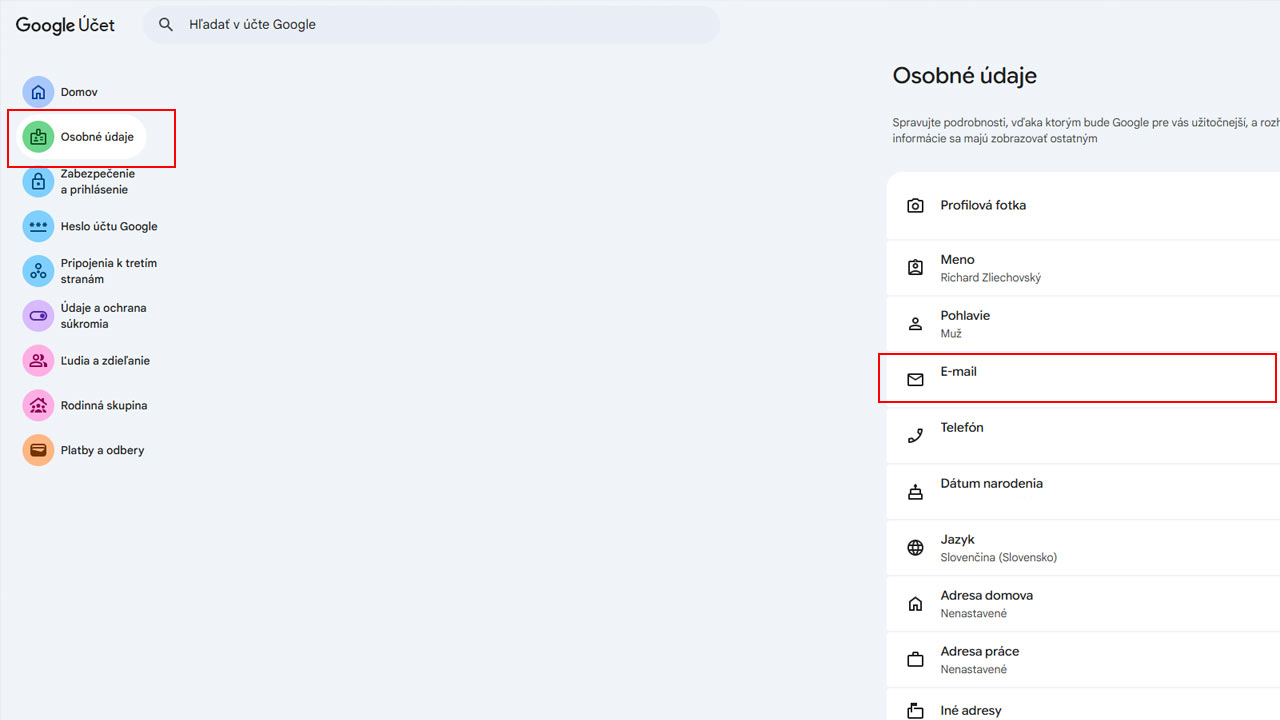 Takto zmeníš svoju Gmail adresu