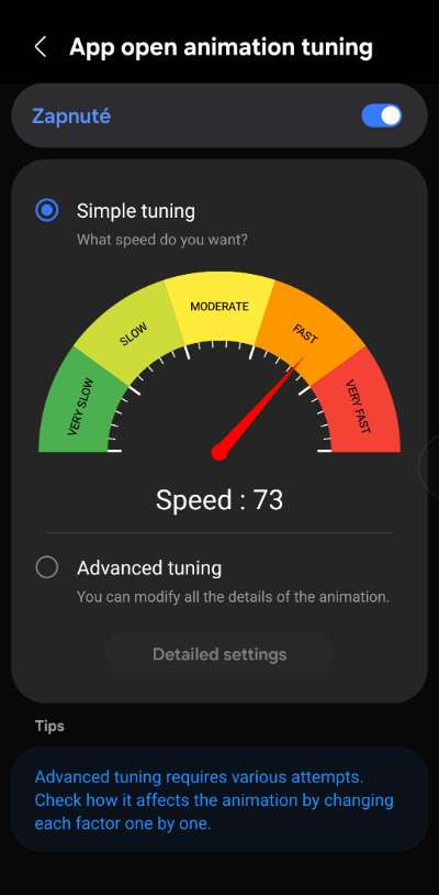 Ako zrychlit telefon Samsung cez Good Lock aplikaciu_animacie aplikacii_1