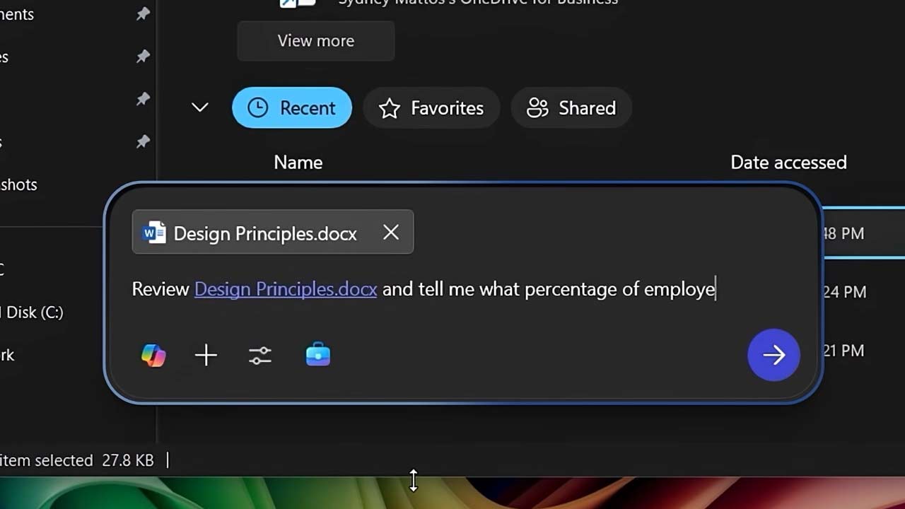 Microsoft predstavil Ask Copilot, AI budeš mať priamo na paneli úloh