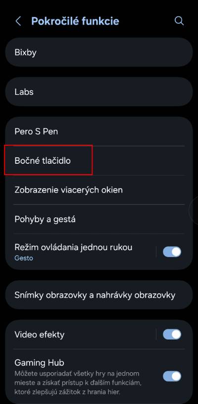 bocne tlacidlo samsung a nastavenie novej funkcie_1