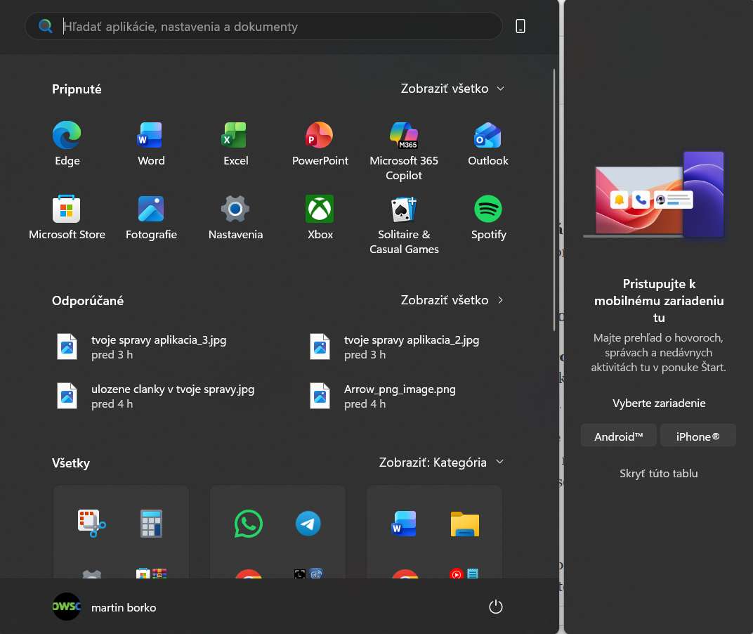 nova ponuka Windows Start_1