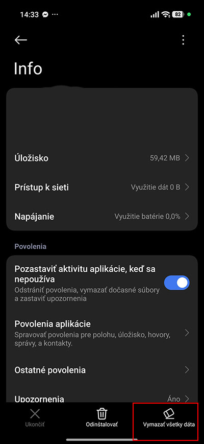 Vymazanie cache vo väčšine prípadov nič nespraví