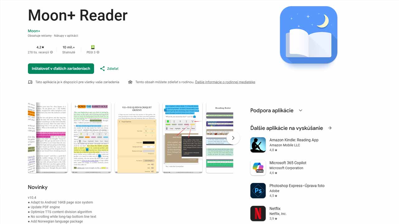 Ako si spraviť z Android smartfónu čítačku e-kníh?