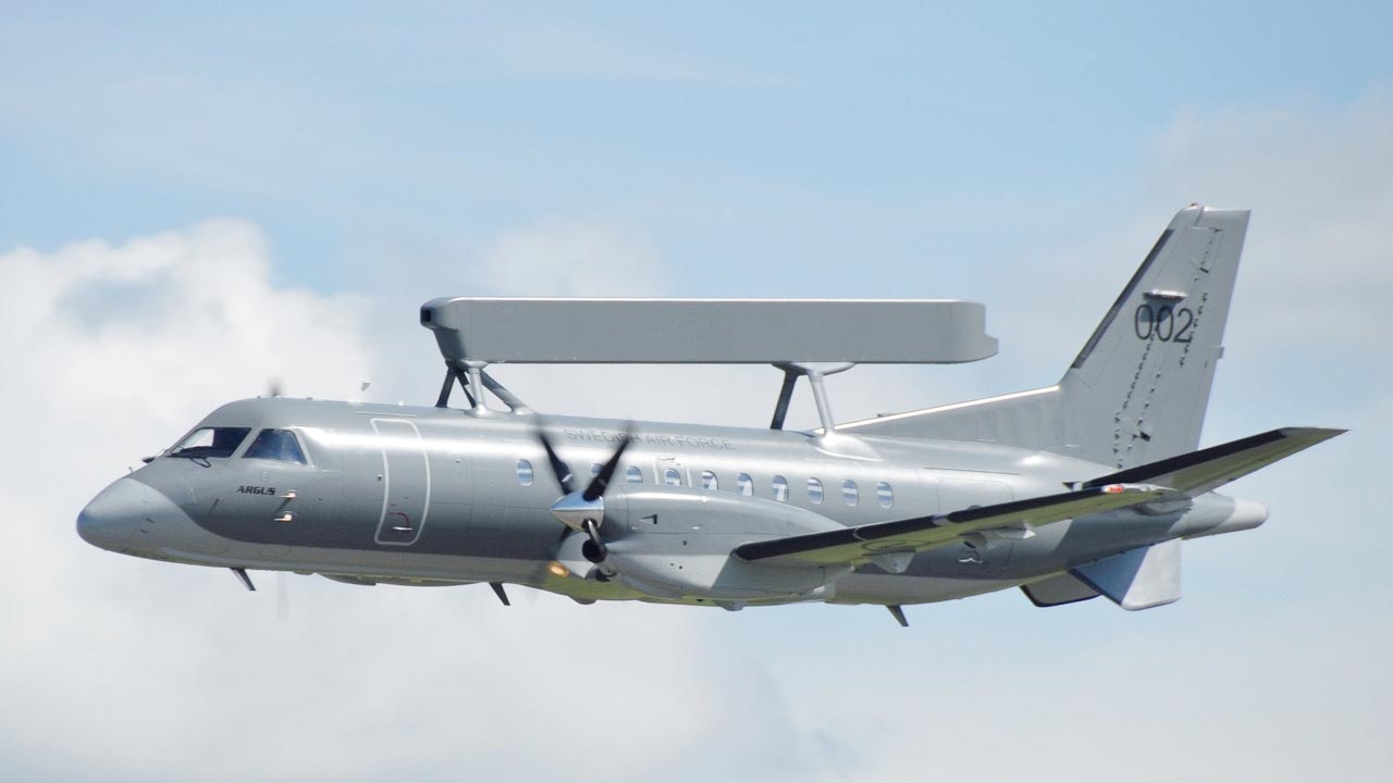 Nad Ukrajinou bolo pozorované lietadlo Saab 340 AEW&C, ktoré dostala ešte v roku 2024