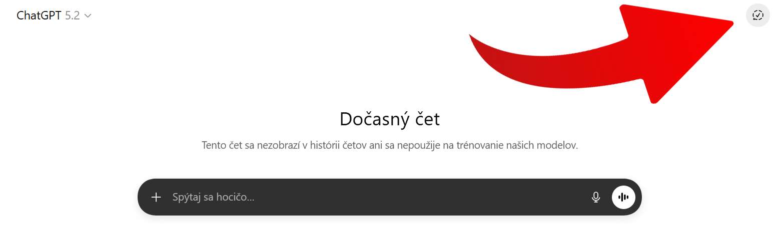 chatgpt docasny chat