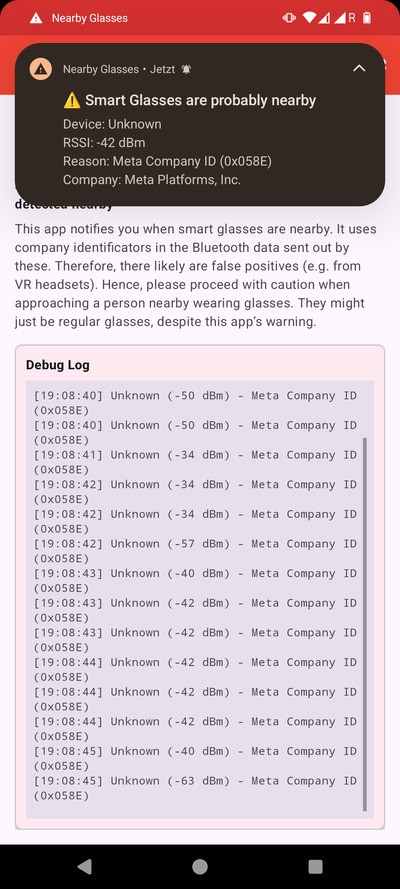 Nearby Glasses