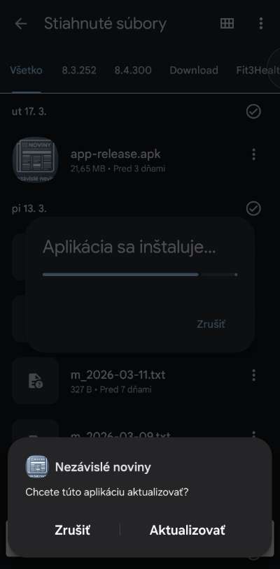 instalacia aplikacie z neznameho zdroja