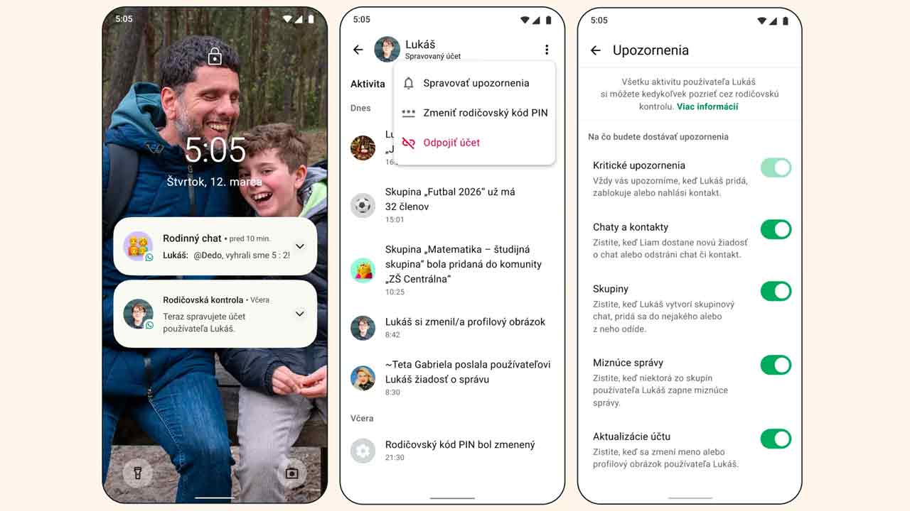 WhatsApp zavádza rodičovské nastavenia pre väčšiu kontrolu nad účtami detí