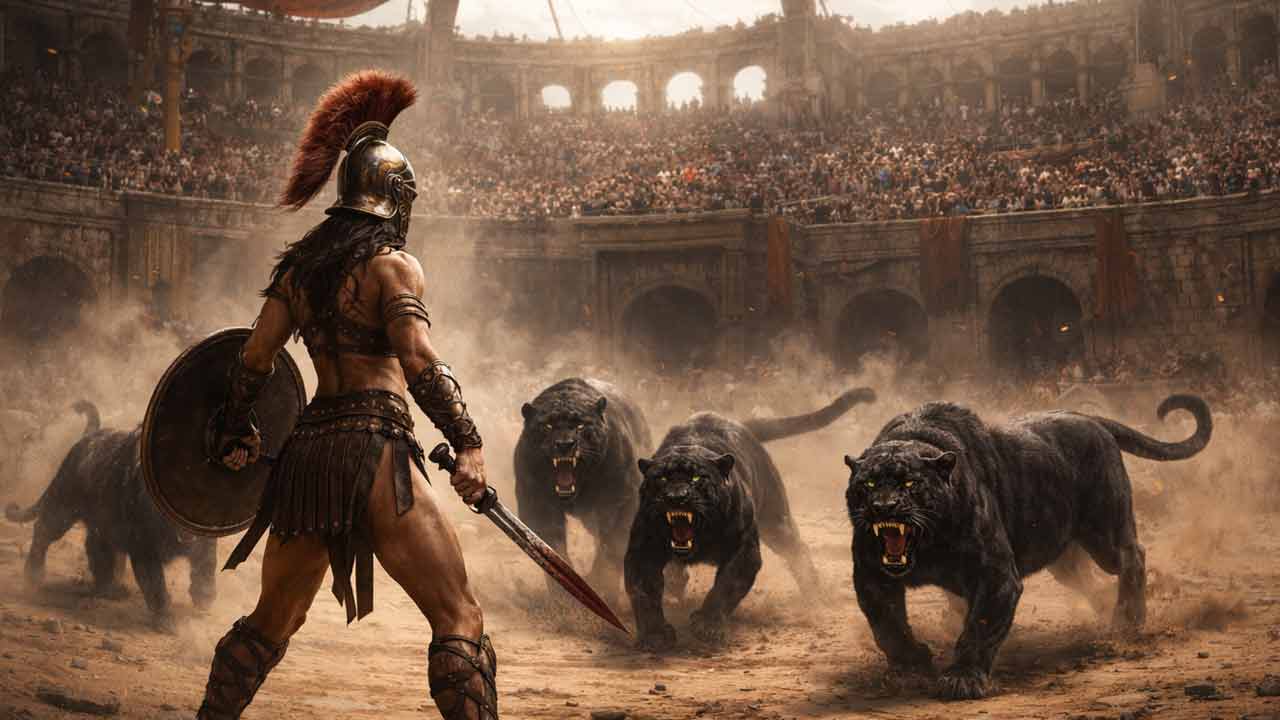 Výskumníci našli kresbu, ktorá zachytáva ženského gladiátora
