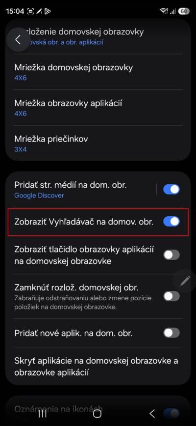 Samsung ako zapnut funkciu Finder_2