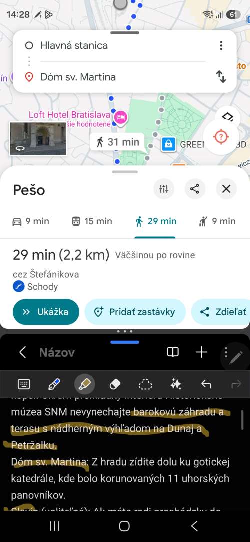 Samsung rozdelenie obrazovky multitasking