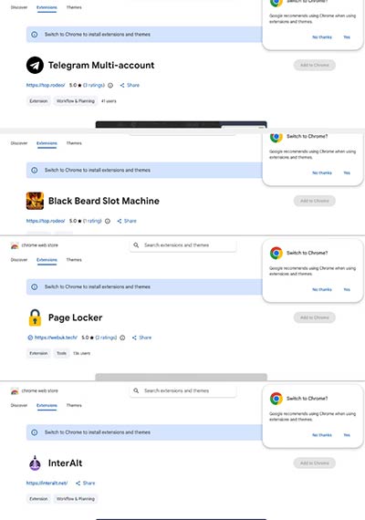 Cez Chrome sa šírilo až 108 škodlivých rozšírení