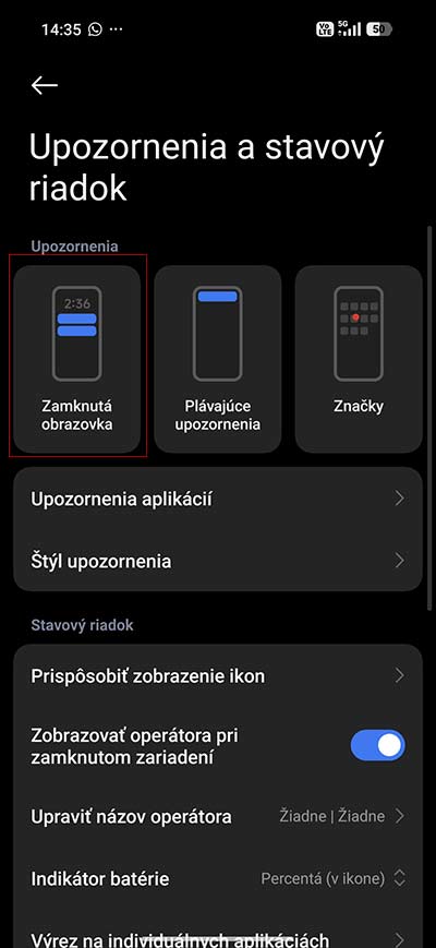 Ako vypnúť zobrazovanie obsahu správy v notifikácii