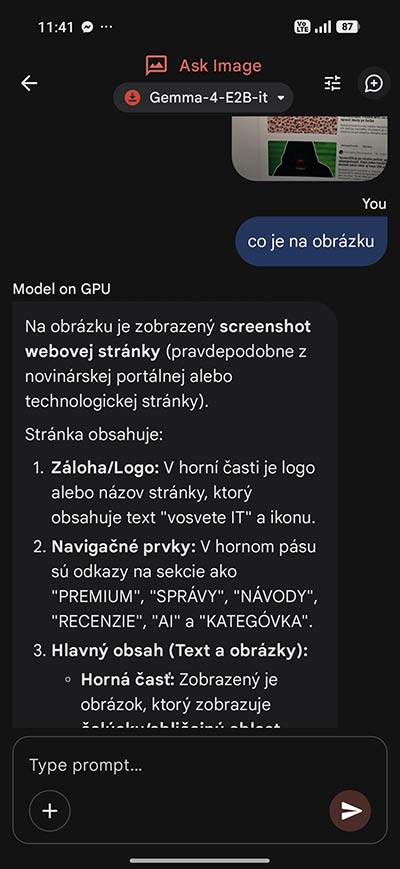 Google AI Edge Gallery ti ponúkne umelú inteligenciu aj bez internetu
