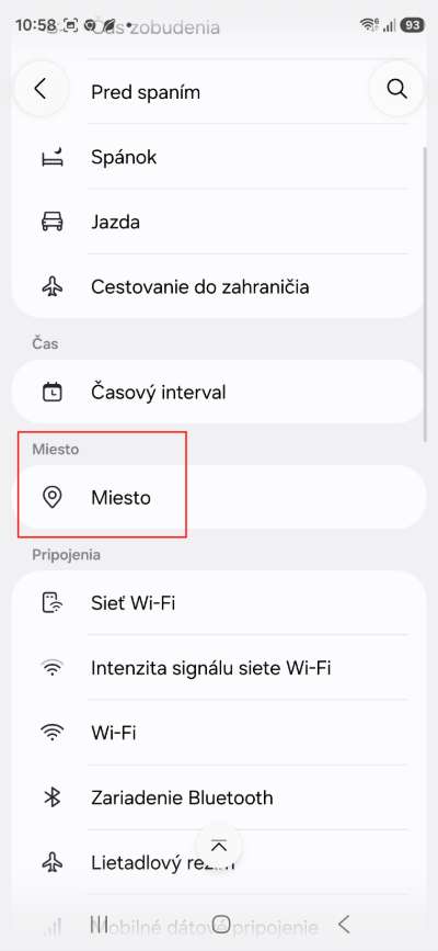 Samsung Rutina_ako zapnut Wi-Fi ked pridem domov_4