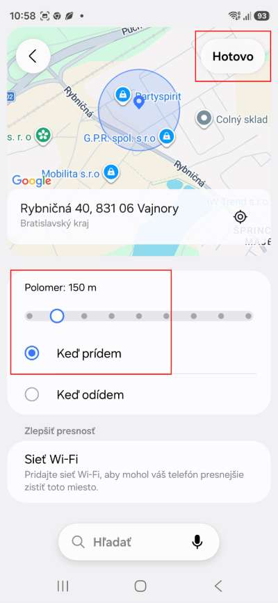 Samsung Rutina_ako zapnut Wi-Fi ked pridem domov_5