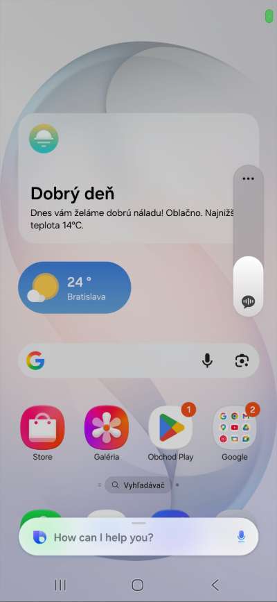samsung AI asistent ako vyvolat podrzanie tlacidla