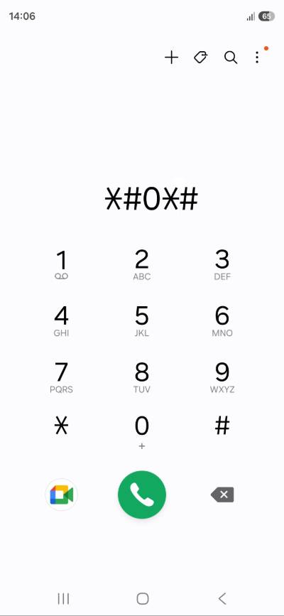 servisne menu samsung galaxy ako ho vyvolat