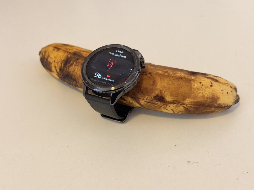 banan srdcovy tep chytre hodinky