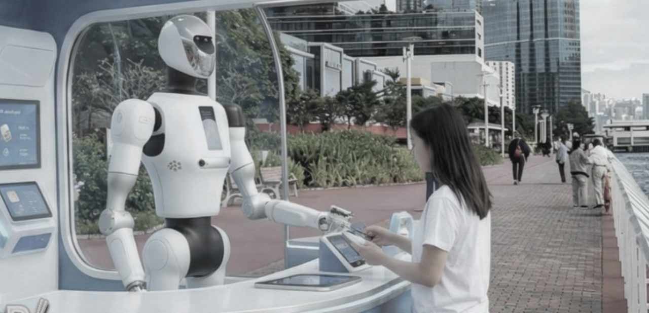 V Honkongu sa objavil robot Xiao Gai, ktorý dokázal obsluhovať zákazníkov v mobilnom obchode