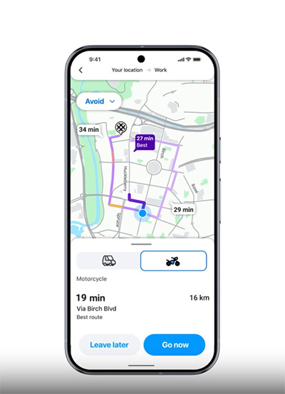 Waze pridáva niekoľko noviniek nielen pre motorkárov