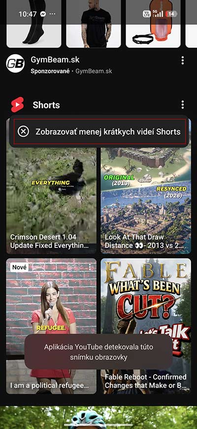 Ako získať väčšiu kontrolu nad YouTube algoritmom a krátkymi videami?
