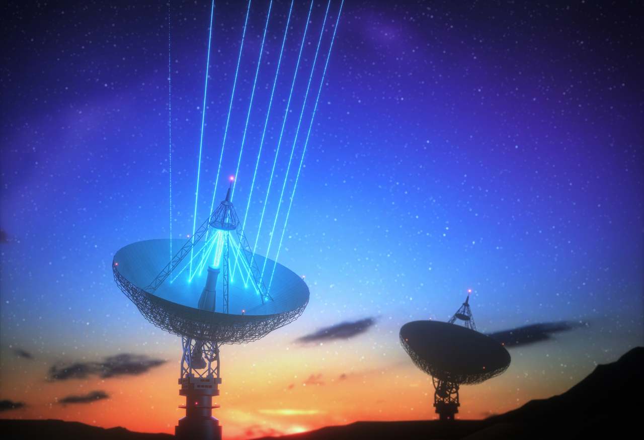 signal vesmir satelit