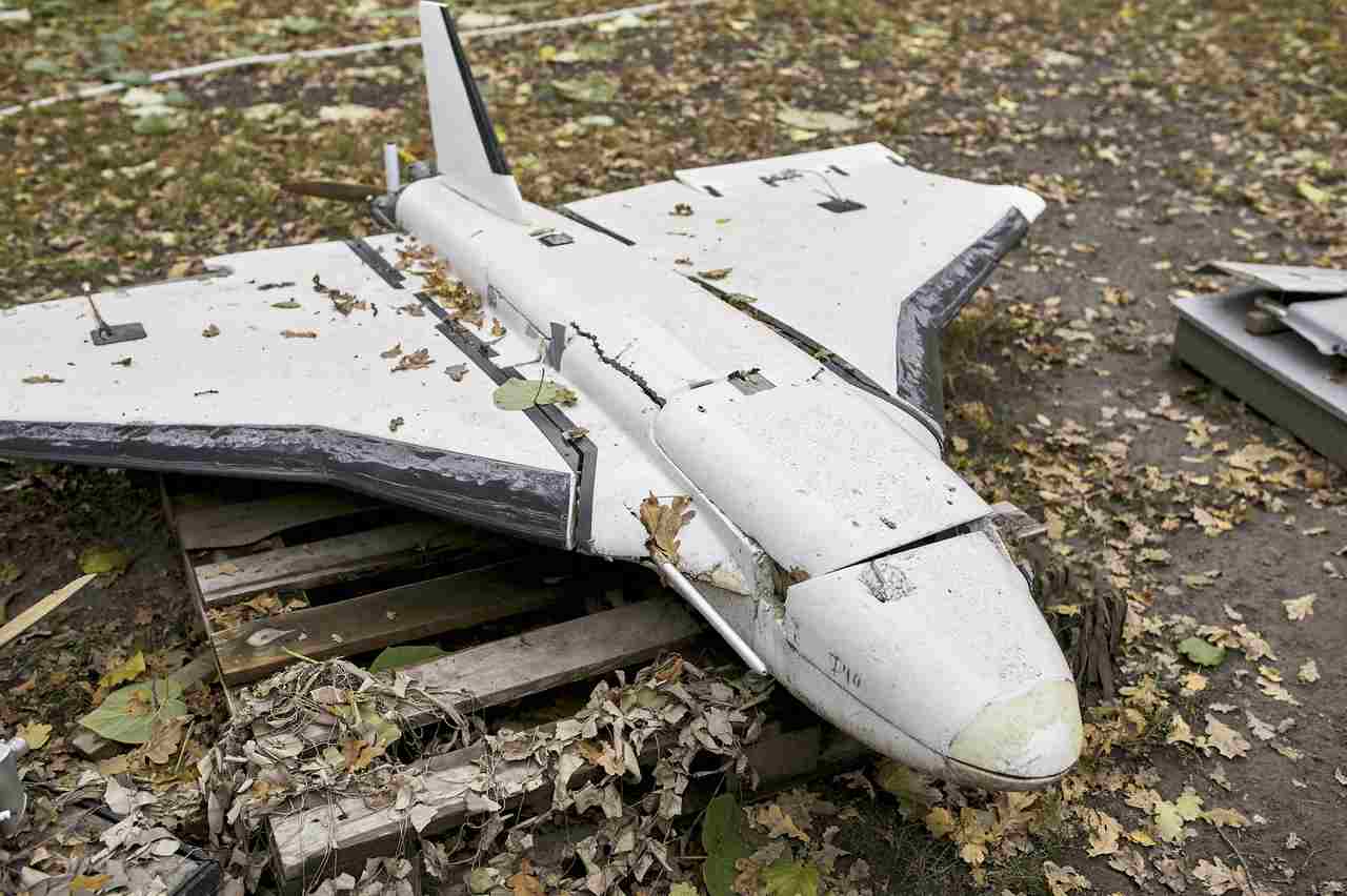 vojensky dron vrak