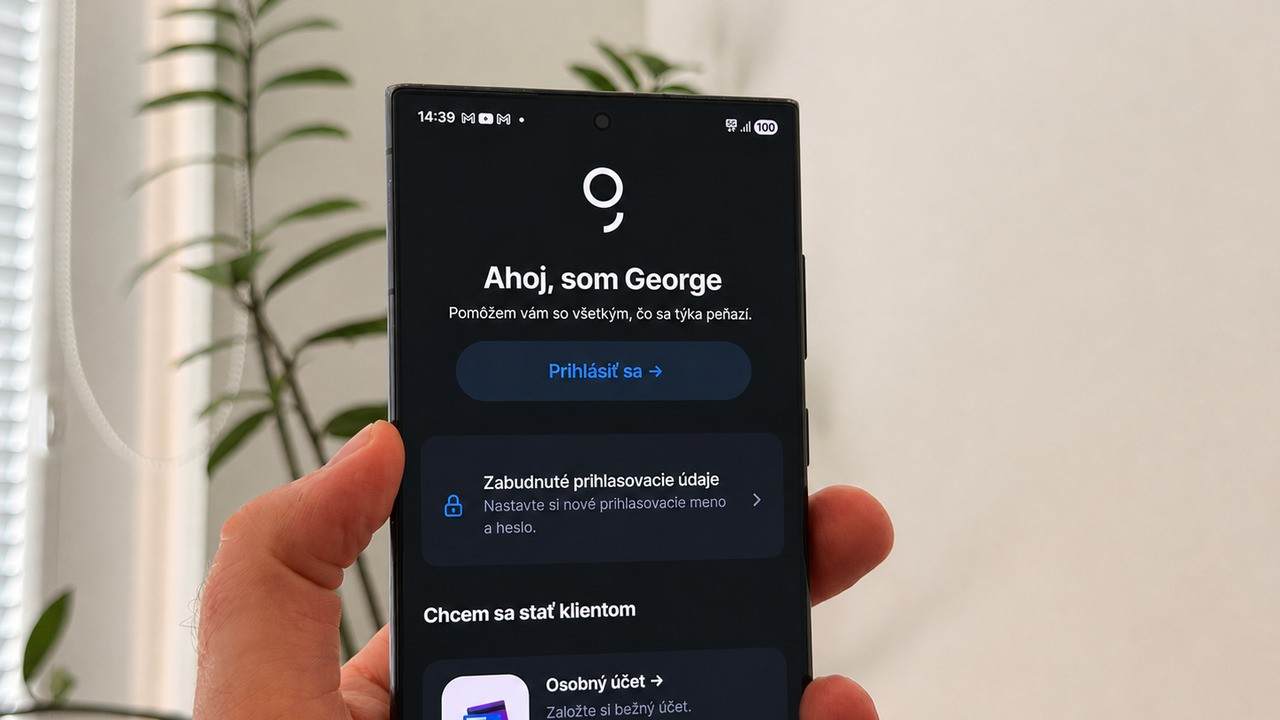 George aplikacia slovenska sporitelna