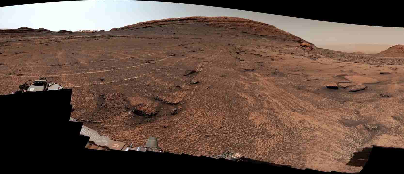 rover curiosity pravidelne polygony mars