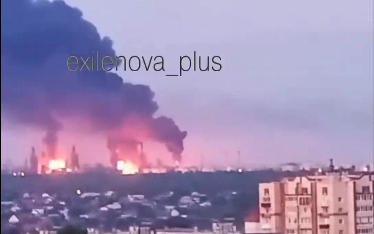 ukrajina utok rafineria Ilskij NPZ.jpg