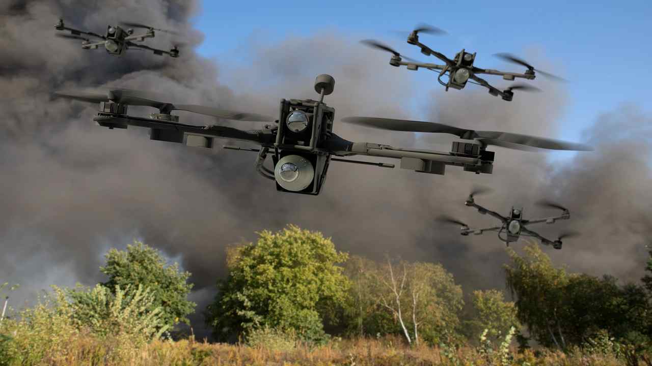 utok fpv dronom