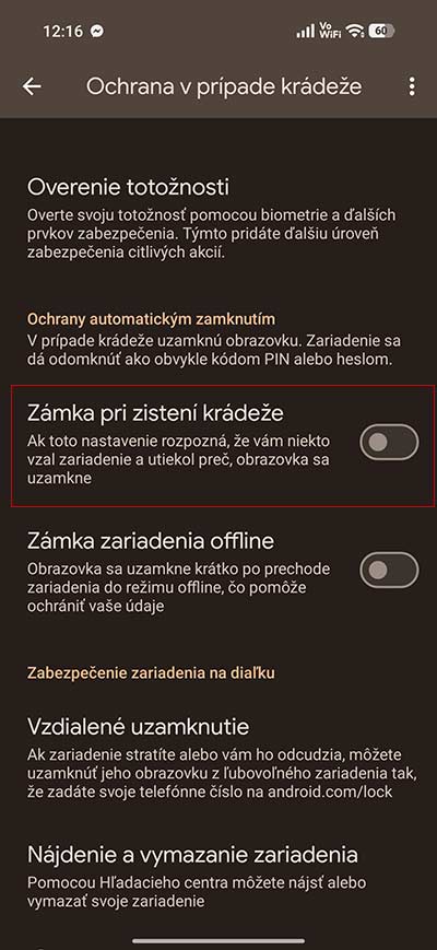 Tieto nastavenia ochránia tvoje dáta v prípade krádeže Android smartfónu