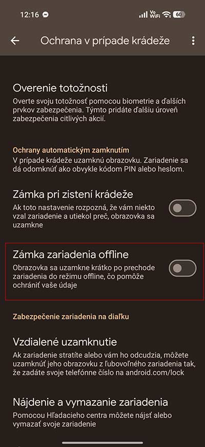 Tieto nastavenia ochránia tvoje dáta v prípade krádeže Android smartfónu