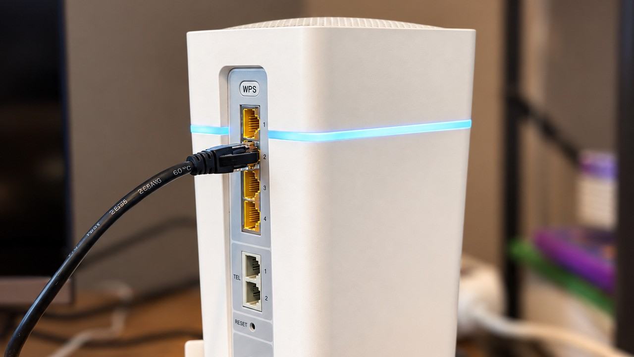 Wi-Fi router ethernet kabel