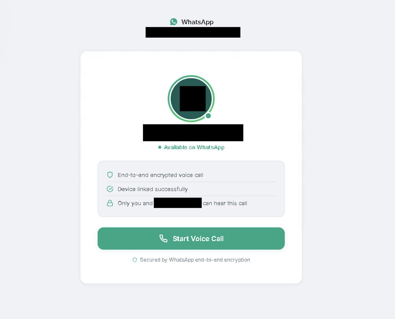 kradez whatsapp uctu falosny hovor QR podvod