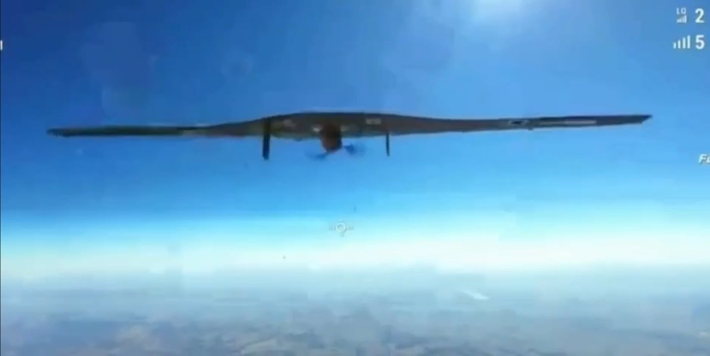 rusky dron striela siet