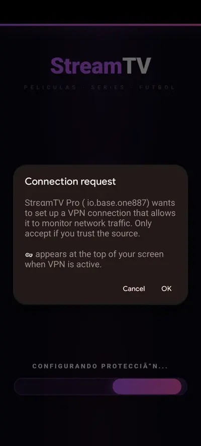 streamrat chce nastavit VPN