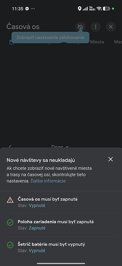 Google Mapy majú časovú os, ktorá sleduje každý tvoj pohyb